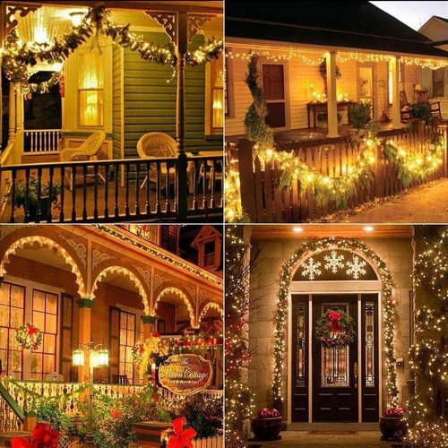 Joomer Fairy String Lights 33FT 100 LEDs Plug in Fairy Lights Indoor Copper Wire String Light DIY for Bedroom, Parties, Wedding, Christmas, Outdoor, Indoor Decoration (Warm White, Non-Connectable)