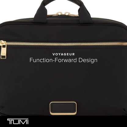 Tumi Womens Small Madeline Cosmetic Black/Gold One Size