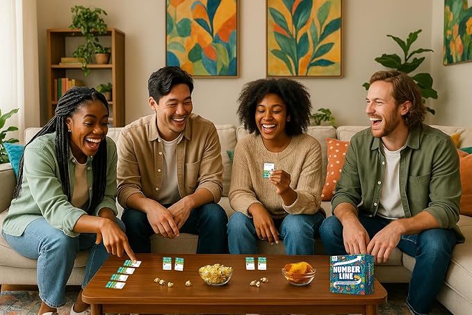 Evermade Number Line – The Trivia Party Game for Adults Families &amp Game Night That Sparks Fun Conversation &amp Clever Thinking (Over 700 Facts Ages 12+)