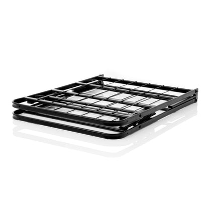 STRUCTURES Foldable Bed Base - Platform Bed Frame and Box Spring in One - Strong and Sturdy Support - Quiet Noise Free - Quick, Easy Setup - Twin XL