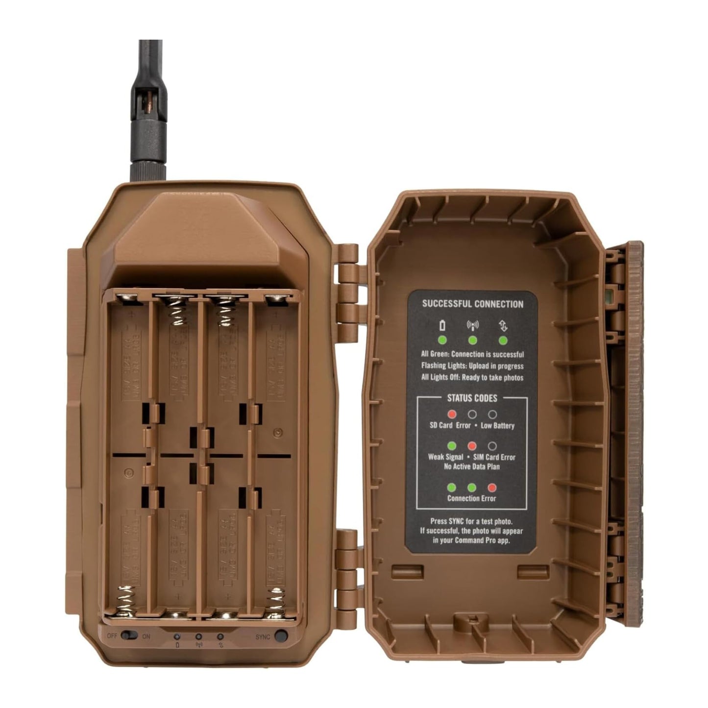 MUDDY Trifecta 180 Cellular Trail Camera 36MP 1080p (Brown) Bundle with 32 GB Memory Card and Card Reader (3 Items)