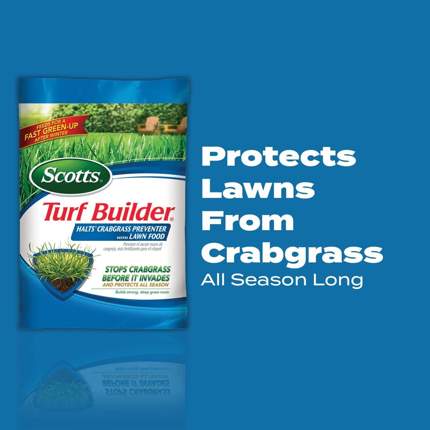 Scotts Turf Builder Crabgrass Preventer & Lawn Food - Covers 5,000 Sq. Ft.
