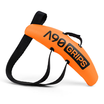 Angles90 Grips - The Original Gym Pull Up Grip Handles | Gym Handles - Lat Pulldown Attachments - Perfect Grips for T-bar Row, Cable Machine, D Handle - Grip Strength Trainer - Gym Equipment - Lat Bar