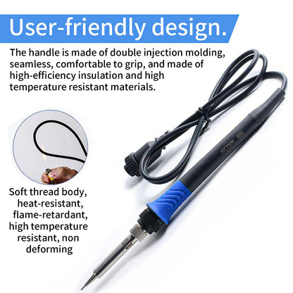 ATTEN ST-965 Soldering Station, Digital Display Welding Station, Equipped with Automatic Sleep Function and ℃/℉ Switching, Suitable for Mobile Phone Chip and Electronic Repair. 110V 65W