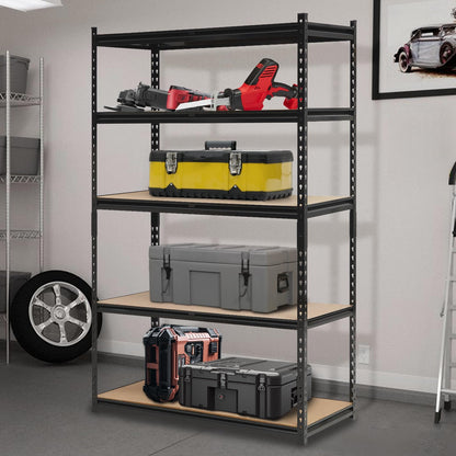 EliteEdge Heavy Duty Garage Shelving Units,5-Tier Adjustable Storage Shelves,60x18x72in,Loads 3000 LBSS,Adjustable Garage Storage Shelving, Metal Storage Utility Racks Shelf Unit