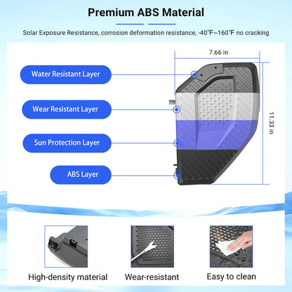 PTYYDS 6.5-Inch Rear Speaker Pods Compatible with 2021-2025 Ford Bronco 4 Door Pod Speaker Enclosure Replacement for 2021-2025 Ford Bronco Accessories