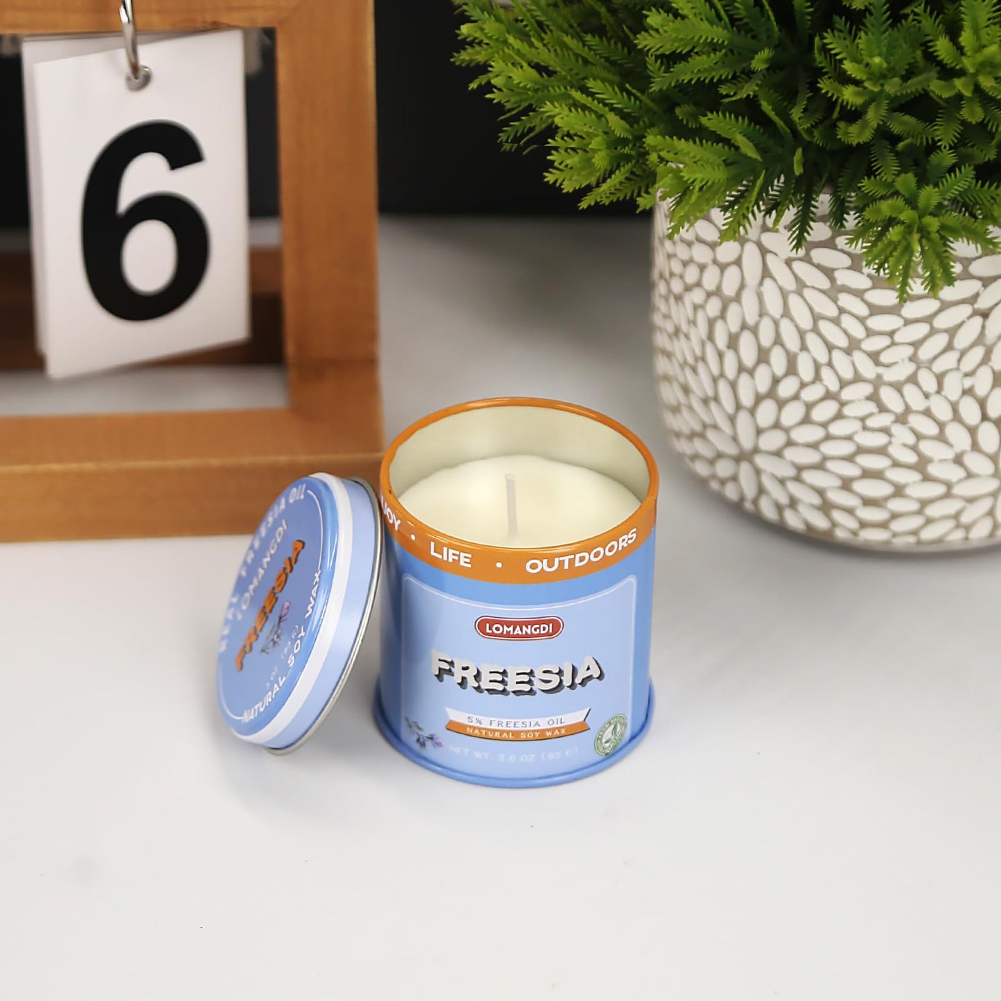 9-Pack Scented Soy Candle Gift Set – 3 oz Jar Candles in 9 Fragrances (Red Cherry, Lavender, Vanilla, Citronella & More) – Clean-Burning, Vibrant Decorative Tins for Home, Spa & Relaxation