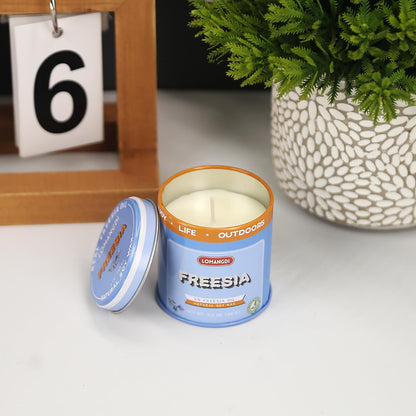 9-Pack Scented Soy Candle Gift Set – 3 oz Jar Candles in 9 Fragrances (Red Cherry, Lavender, Vanilla, Citronella & More) – Clean-Burning, Vibrant Decorative Tins for Home, Spa & Relaxation