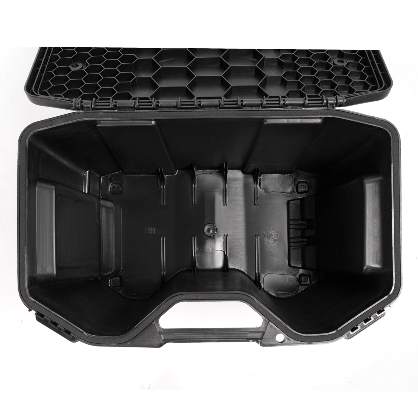 ALMULOO 30L/7.8 Gallon Rear Cargo Storage Box Compatible with Can-Am Maverick Sport X3 MAX Trail Compatible with Defender Commander Models Plastic Black Replacement for 715006830