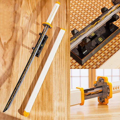 39inch for Sword Building BlockModel Samurai Sword Set withScabbard and Stand Best Gift for AnimeFans