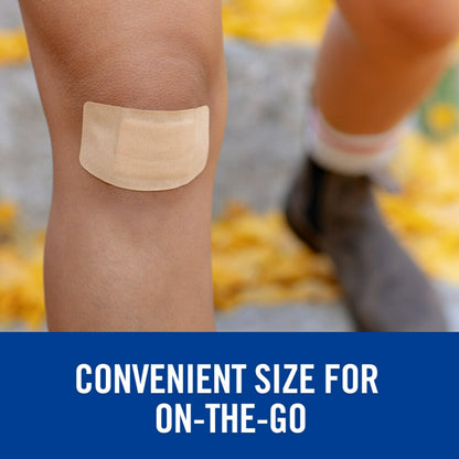 Nexcare DUO Bandages, Flexible Fabric, Summer Activities, Schools, Camps, Hold Strong 24 Hours, Pain Free Removal, Ready For Summer Cuts, And Wounds, Case Of Knee And Elbow, 192 Count
