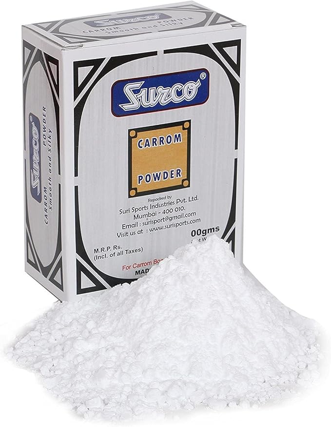 Surco Professional Carrom Board Powder for Carrom Board - 1000 GMS