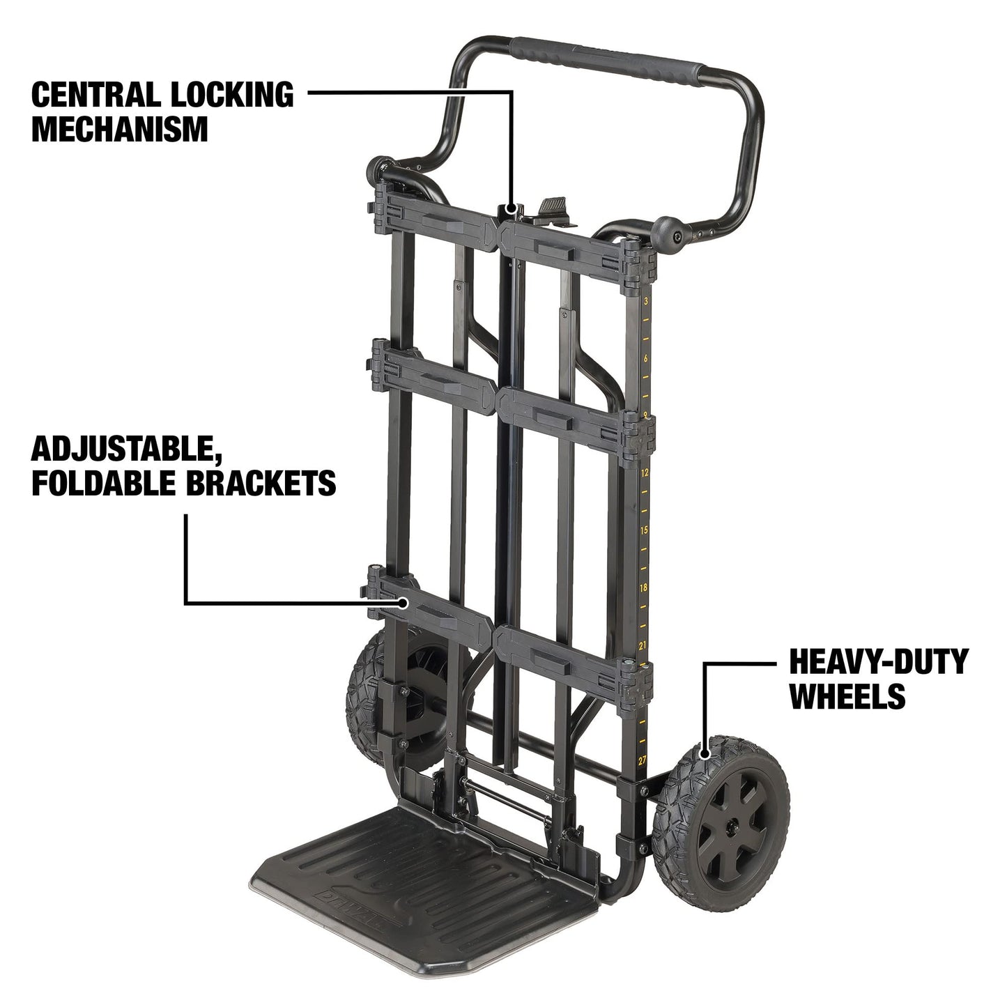 DEWALT TOUGHSYSTEM Tool Storage L-Cart Carrier with Heavy Duty Wheels (DWST08210)