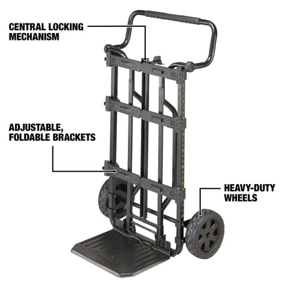 DEWALT TOUGHSYSTEM Tool Storage L-Cart Carrier with Heavy Duty Wheels (DWST08210)