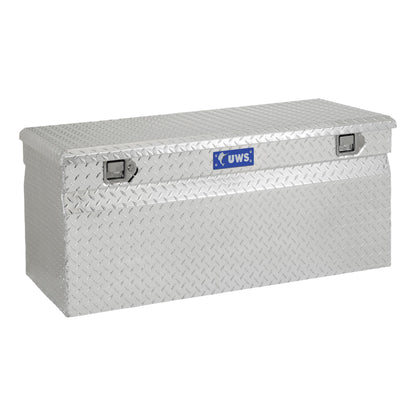 UWS EC20261 48-Inch Heavy-Wall Aluminum Cargo Carrier Box, RigidCore Lid,Silver