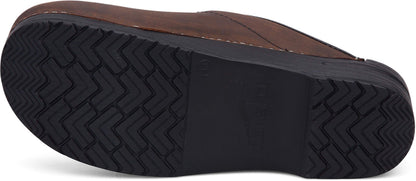 Dansko Men's Karl Antique Brown/Black Sole Mule 12.5-13 M US