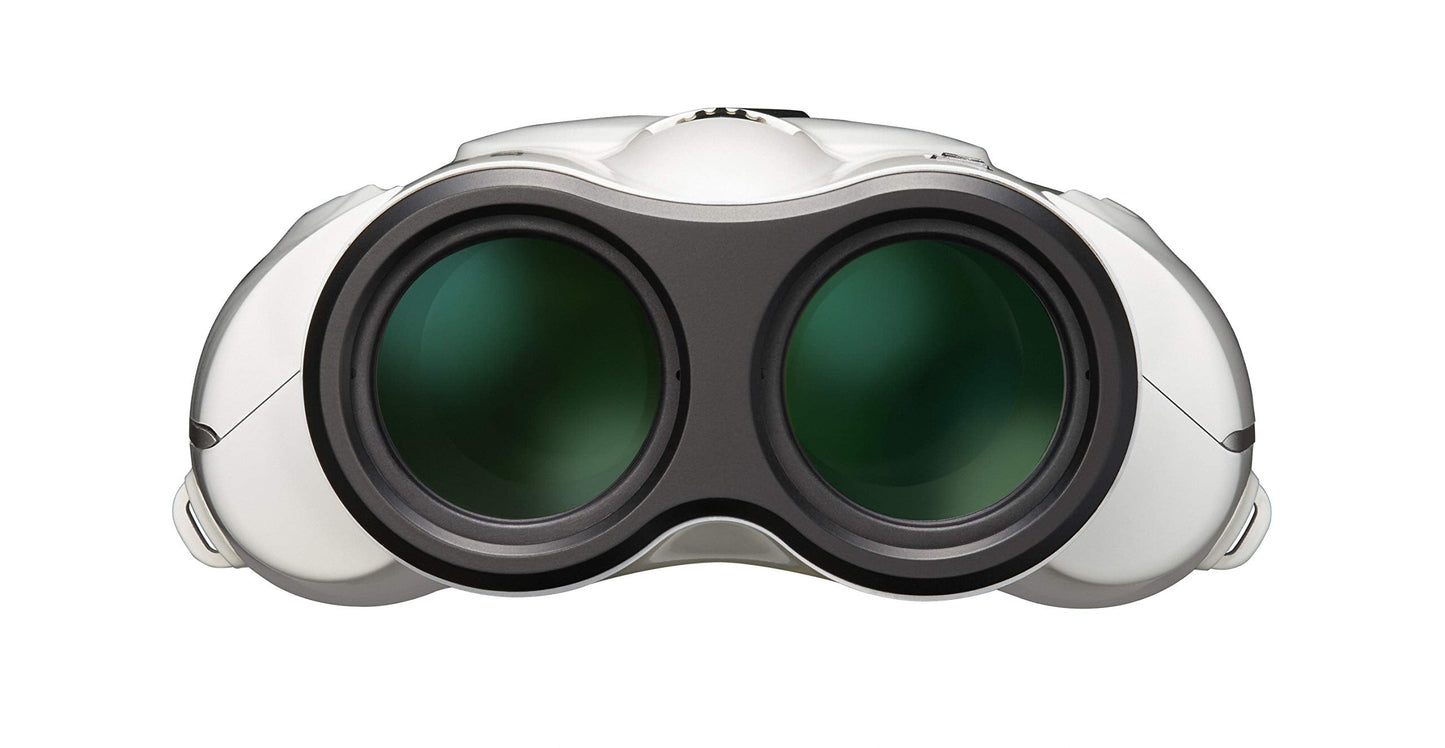 Nikon Binocular's Sportstar Zoom 8-24×25 White, Small