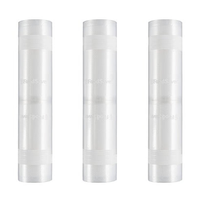 FoodSaver Custom Fit Vacuum Sealer Rolls, Airtight Food Storage and Sous Vide Rolls, BPA-Free, 11 x 16' (Pack of 3)