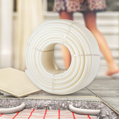 VEVOR PEX Pipe, 1 Inch x 500 FT Tubing, Non Oxygen Barrier White B Pipe, Flexible Water Line for RV Sewer Hose, Plumbing, Radiant Heating