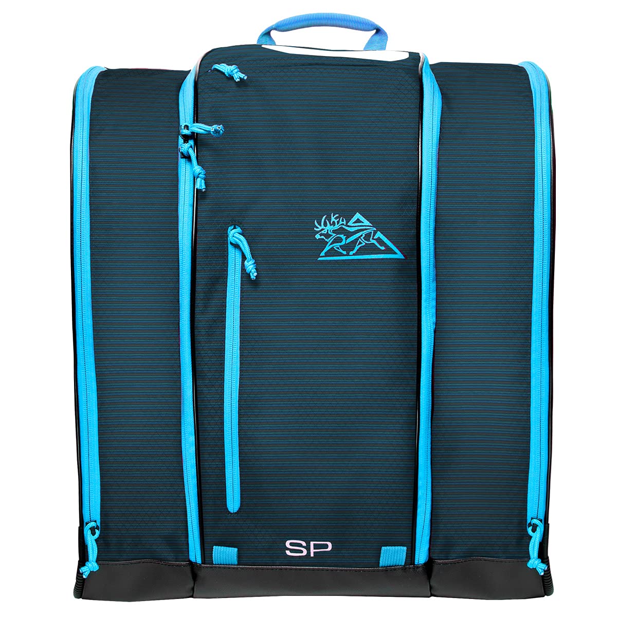 KULKEA Speed Pack Ski Boot Backpack - Ski Boot Bag With Open Pack Design For Quick Gear & Boot Storage - Durable, Spacious, & Water Resistant Backpack (Blue Run)