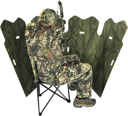 Summit Outdoors GhostBlind Predator Hunting Ground Blind 4-Panel Reflective Hunting Blind