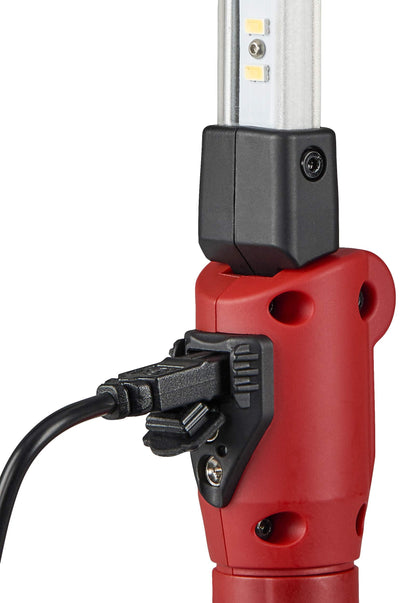 Streamlight 74854 Strion Switchblade 500-Lumen Rechargeable Compact Multi-Function LED Work Light with Color-Rite Technology and AC Piggyback Charger, Red