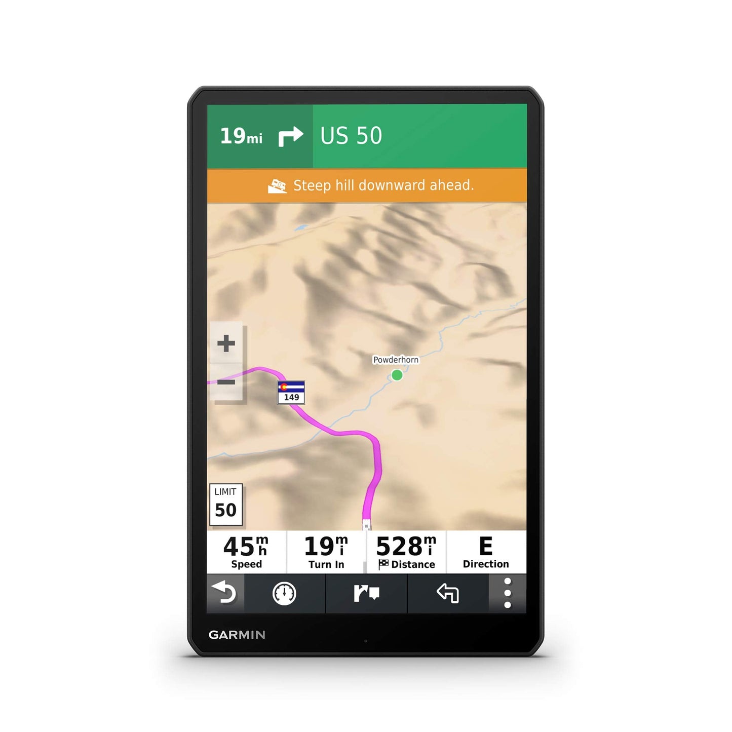 Garmin RV 1090, 10" RV Navigator, Edge-to-Edge Display, Custom Routing for Size and Weight of Your Trailer