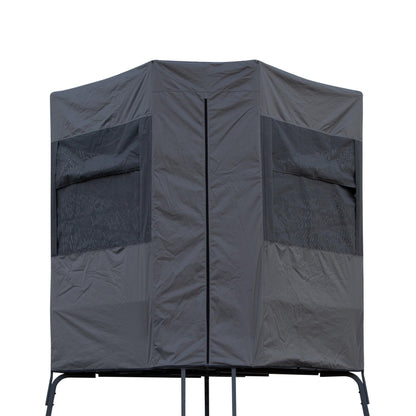 Rivers Edge® Shooting Platform Blind Enclosure, Added Concealment, Lightweight Frame, Installs in Under One Minute, View-Through One Way Fabric, Oversized Windows, Ample Headroom, RE402B