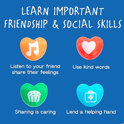 Educational Insights Pete the Cat Groovy Friendship Game - Preschool Board Games for Kids 4-6 Social Emotional Learning Games for Kids Skill-Building Toddler Matching Game Family Fun with Toddlers
