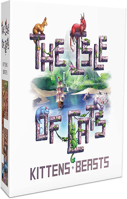 The Isle of Cats: Kittens + Beasts Expansion - Boardgame Ages 8+