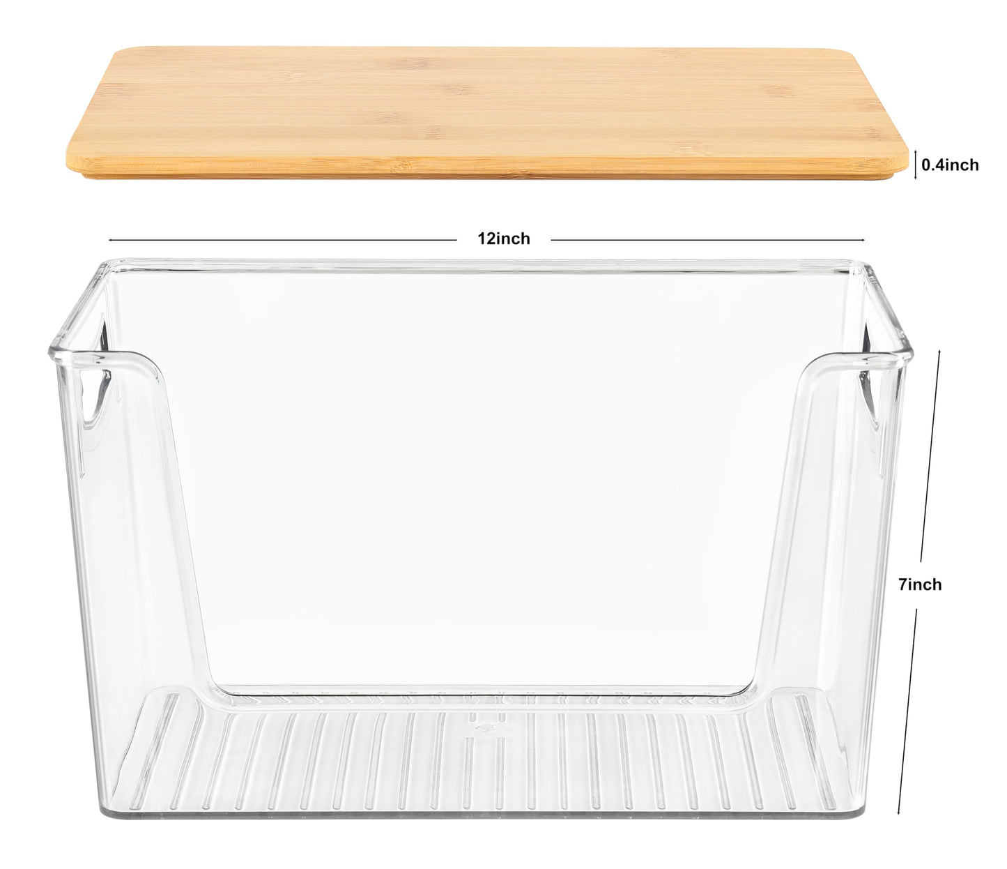 2 PACK Pantry Organizers and Storage Stackable Kitchen Countertop Organizers for Onion, Potato, Garlic, Fruit, Produce, Vegetable