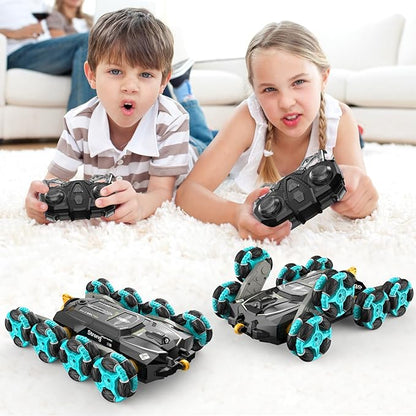 8WD Gesture Sensing RC Stunt Cars - Toys Gifts for Kids 8 9 10 11 12 Year Old Boys Girls2.4Ghz Remote Control CarsTransform Drift Off Road Vehicle for Children Birthday Presents