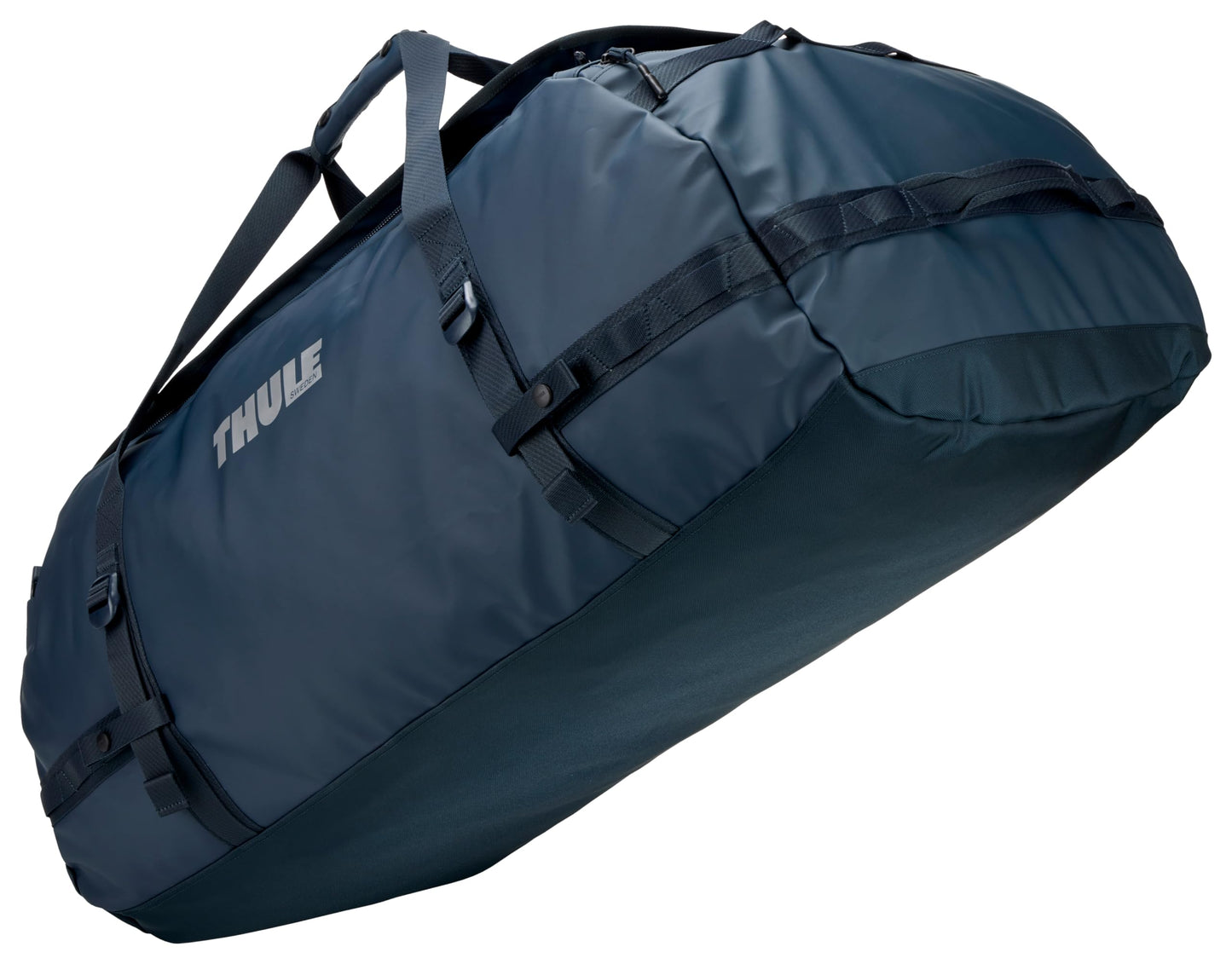 Thule Chasm 130L Duffel, Easy to Pack, Converts to Backpack, Internal mesh Pockets, Lockable Zippers, Recycled Materials