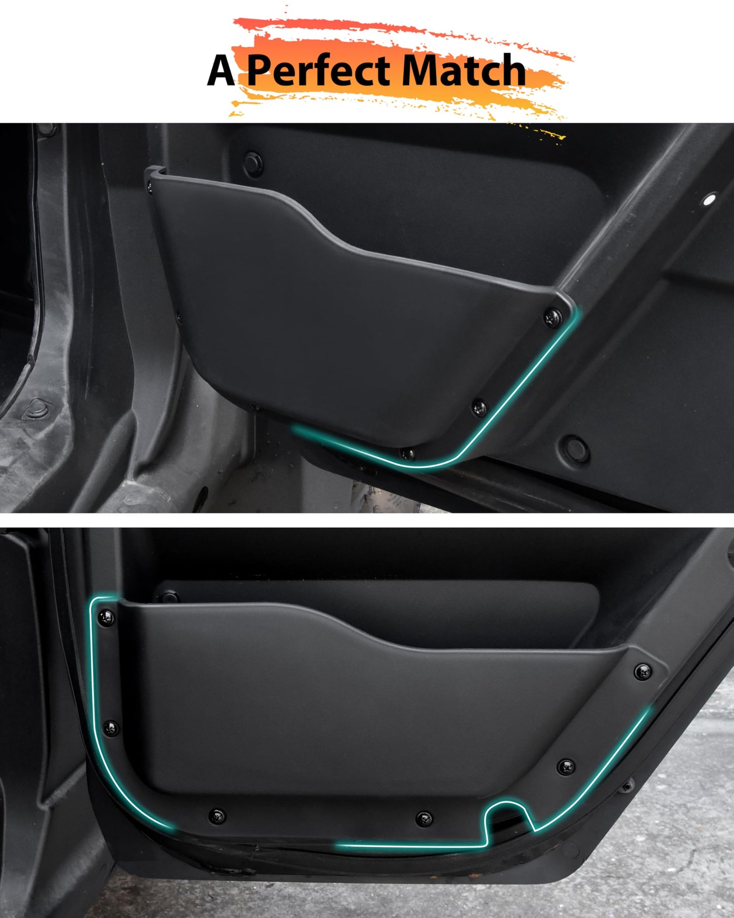 SAUTVS Interior Door Pockets for Polaris Xpedition XP 5/ADV 5 NorthStar 2024 2025 2026 Accessories, Front and Rear Interior Door Pockets Storage(4PCS)
