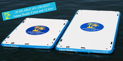 Island Hopper Island Buddy 8 Foot Inflatable Swimming Water Platform (Island Buddy 8 Only)