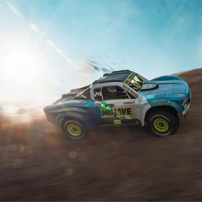 ARRMA RC Truck Mojave GROM 4x4 Smart Small Scale Desert Truck RTR (with Battery and Charger Included) Blue/White ARA2104T2