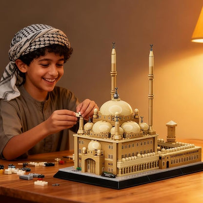 Egypt Mohammed Ali Mosque Building Blocks Cairo Landmark Architecture Model for Adults and Kids Creative Construction Set for Collectors &amp History Lovers