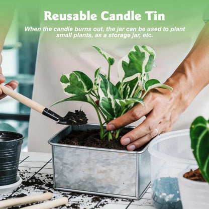 Citronella Candles Outdoor, 2-Wick 24oz Large Citronella Candle, Outdoor Candles up to 160 Hours Burning,2 Pack Soy Wax Summer Candle for Outside Patio Camping, Indoor Emergency or Survival