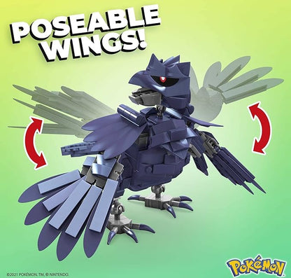 MEGA Corviknight Building Set With 340 Compatible Bricks and Pieces and Poké Ball Toy Gift Set
