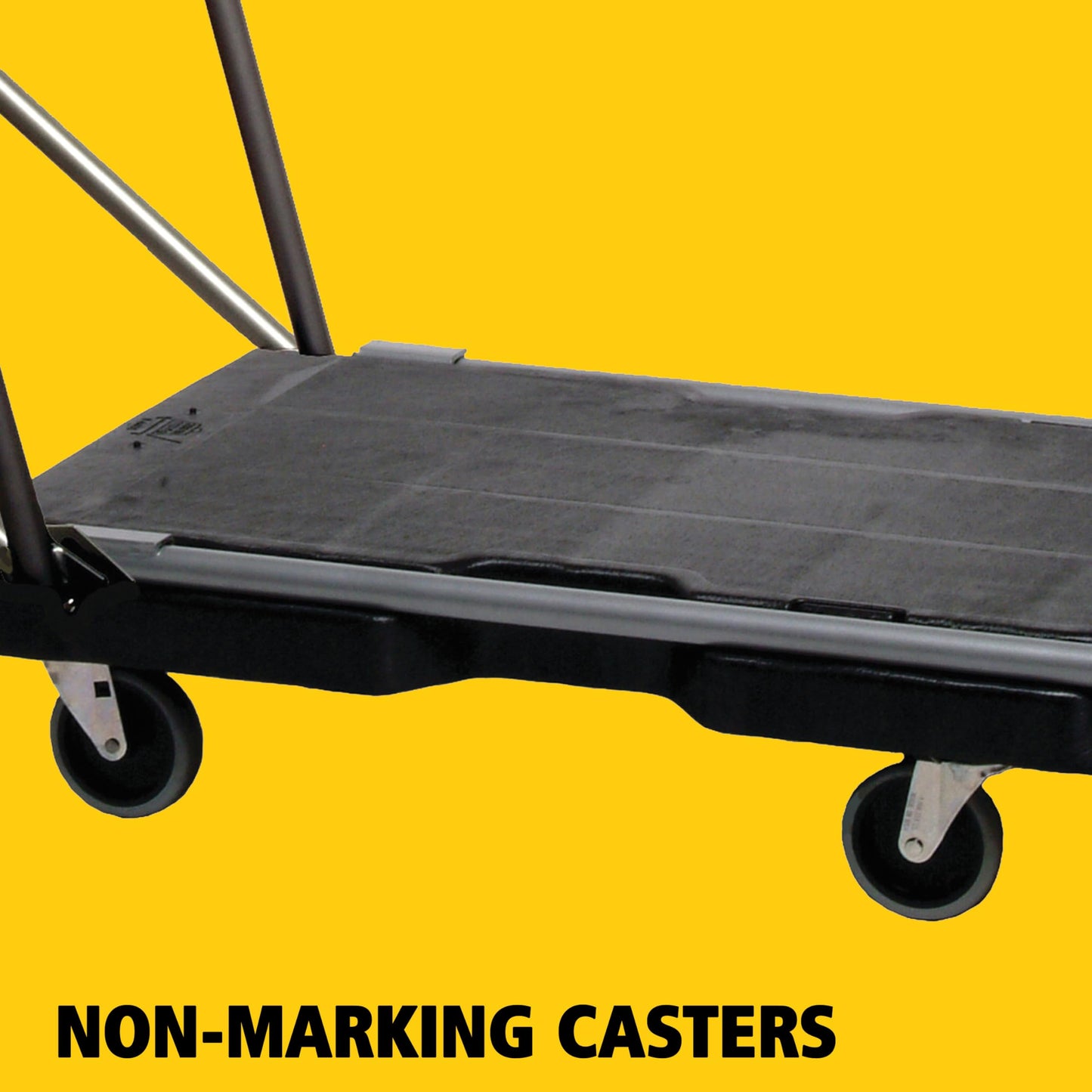 Rubbermaid Commercial Products Convertible Folding Utility Dolly/Cart/Platform Truck with wheels, 250 lbs Capacity, for Moving/Warehouse/Office