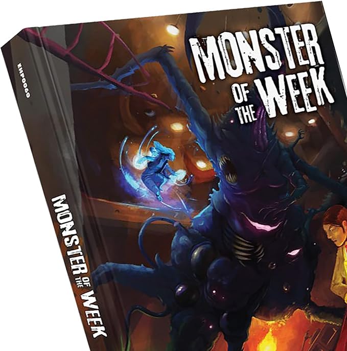 Evil Hat Productions LLC Monster of The Week: Hardcover Edition - RPG Book for 3-5 People Supernatural Mysteries Adds 2 New Playbooks Start Hunting Action Horror Roleplaying Game