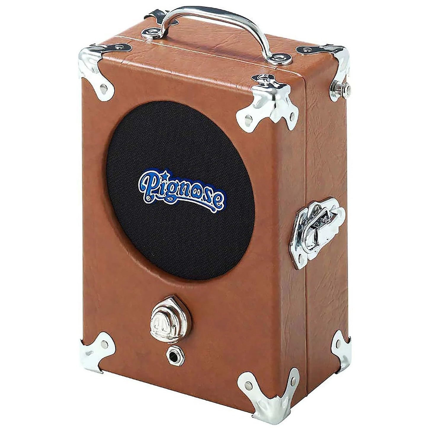 Pignose Legendary 7-100 Portable Guitar Amplifier with Tonebird Bundle Featuring AC Power Supply, Cable, Can Operate on Batteries - Brown Tolex Finish BR