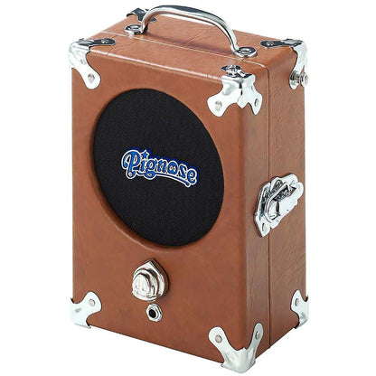Pignose Legendary 7-100 Portable Guitar Amplifier with Tonebird Bundle Featuring AC Power Supply, Cable, Can Operate on Batteries - Brown Tolex Finish BR