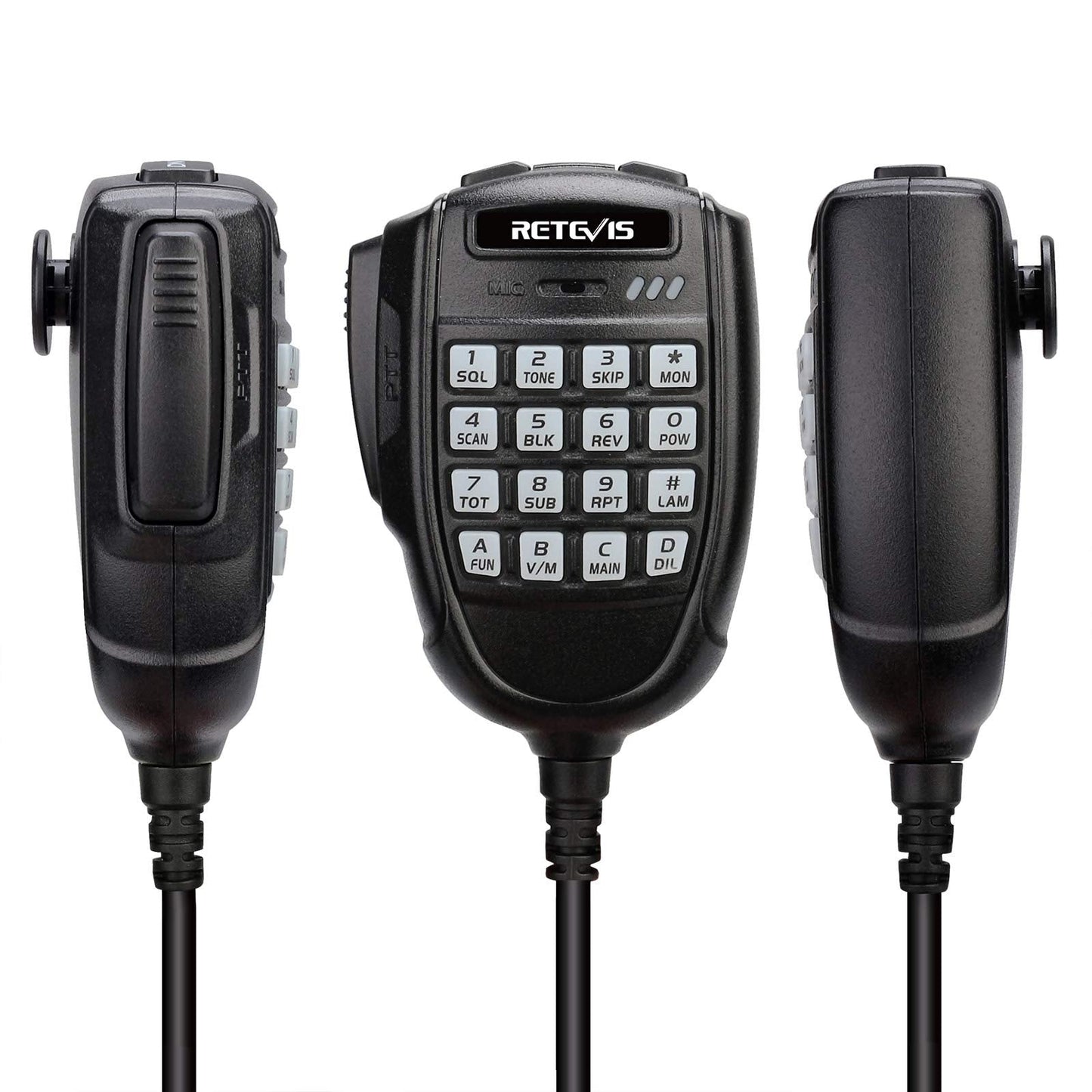 Retevis RA25 GMRS Mobile Radio, Long Range GMRS Radio Mobile Transceiver, 8 Repeater Channel Base Station, Emergency Alarm FM Radio, Mobile Two Way Radio for Farm Overlanding