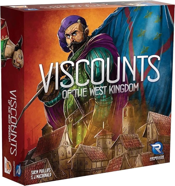 Renegade Game Studios Viscounts of the West Kingdom Strategy Board Game 1-4 Players Ages 12+ 60-90 min Medieval Trilogy