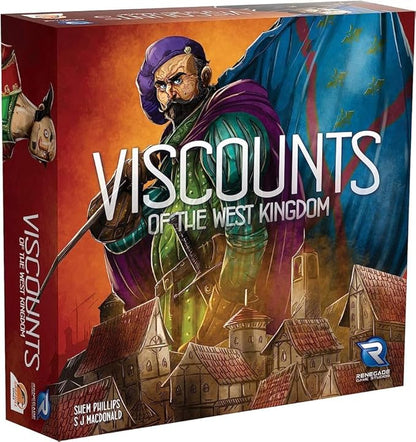Renegade Game Studios Viscounts of the West Kingdom Strategy Board Game 1-4 Players Ages 12+ 60-90 min Medieval Trilogy
