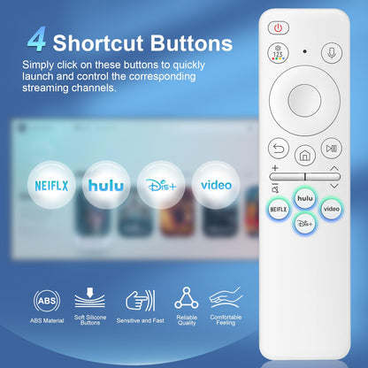 Voice Replacement for Google-Chromecast-Remote, G9N9N for Chromecast with Google TV Remote, for Google TV Streamer (Only for Snow Chromecast Google)