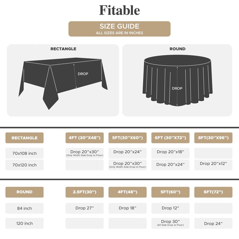 Fitable 8 Pack Table Cloth Rectangle Table: Stain and Wrinkle Resistant Tablecloth Rectangular, Washable Polyester Tablecloths for Wedding Party Dining Banquet Event Catering(Burgundy, 70x108 Inch)