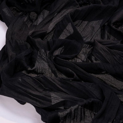 Socomi 3pcs Black Summer Cheesecloth Table Runner Boho Rustic Gauze 120 inch 10FT Cheese Cloth Sheer Runner for Wedding Party Baby Shower Birthday Home Decor Holiday Decorations