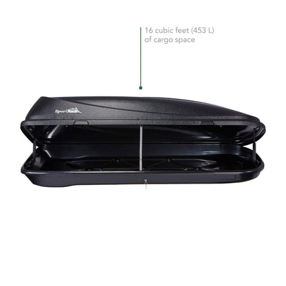 SportRack SR7016 Horizon Cargo Box, 16-Cubic Feet, Black